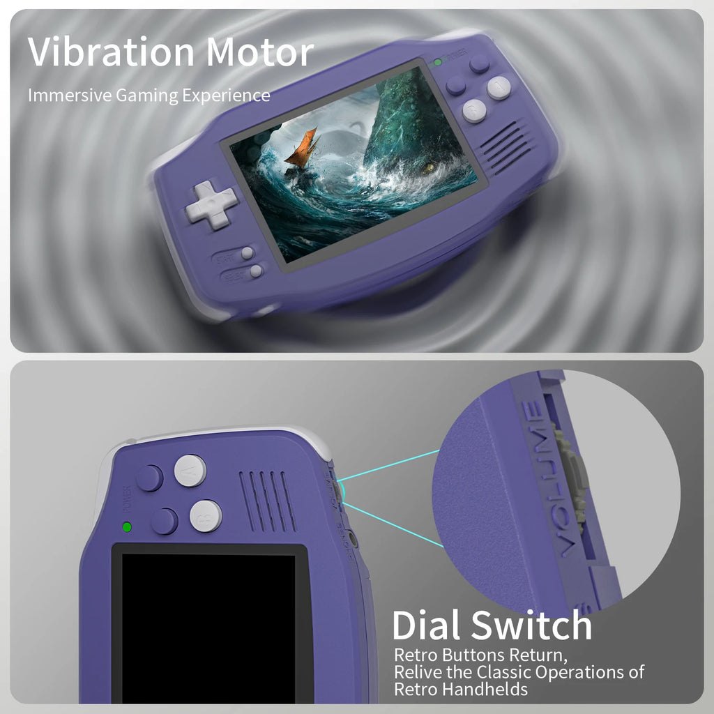 ANBERNIC RG 34XX Handheld Game Console 3.4” IPS 720*480 Screen Linux 64-bit 3500mAH Bluetooth RG34XX Retro Video Gaming Players